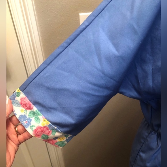 Very Vintage Azure Blue Jumpsuit Like New Size Large - Picture 2 of 7